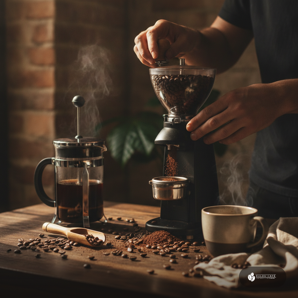Control sobre la molienda y el método: ventaja del café en grano