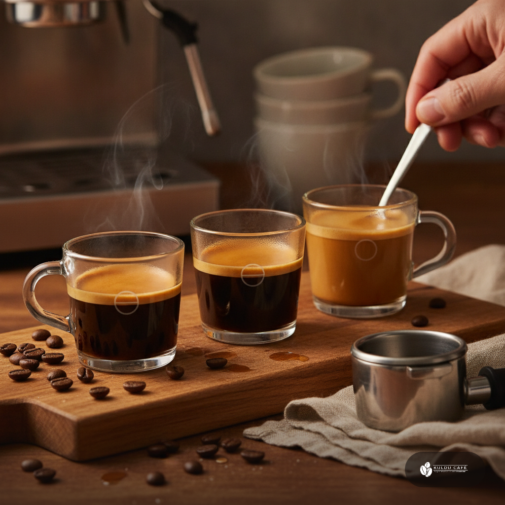 Variaciones: ristretto, lungo y cuándo usar cada uno